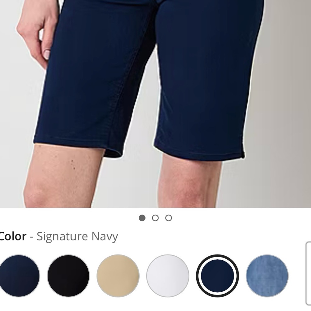 NEW Liz Claiborne Dark Blue (Navy) Shorts size 22